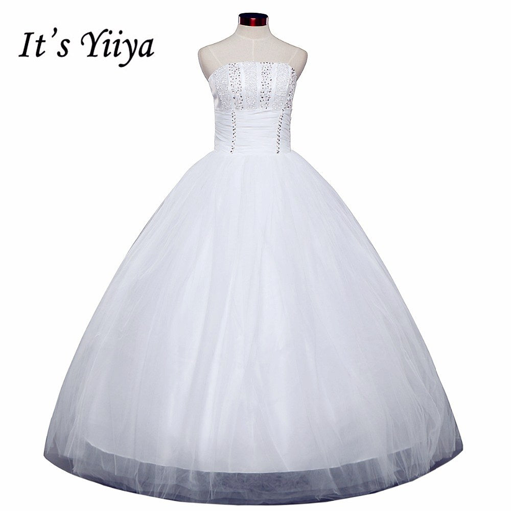HOT Free shipping white princess wedding dress 2015 plus size fashionable cheap dresses wedding gown Vestidos De Novia Y219