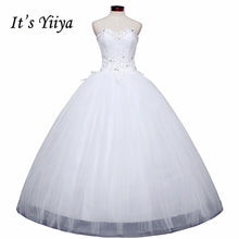 Load image into Gallery viewer, Free shipping cheap white wedding frock lace up princess wedding dress romantic wedding gown dresses Vestidos De Novia H39
