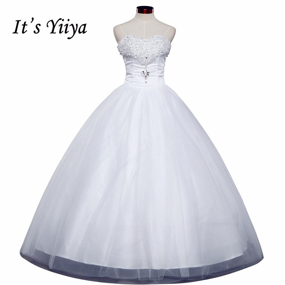 Free shipping 2015 new white cheap wedding dress princess wedding dresses fashion wedding gown Vestidos De Novia HS238