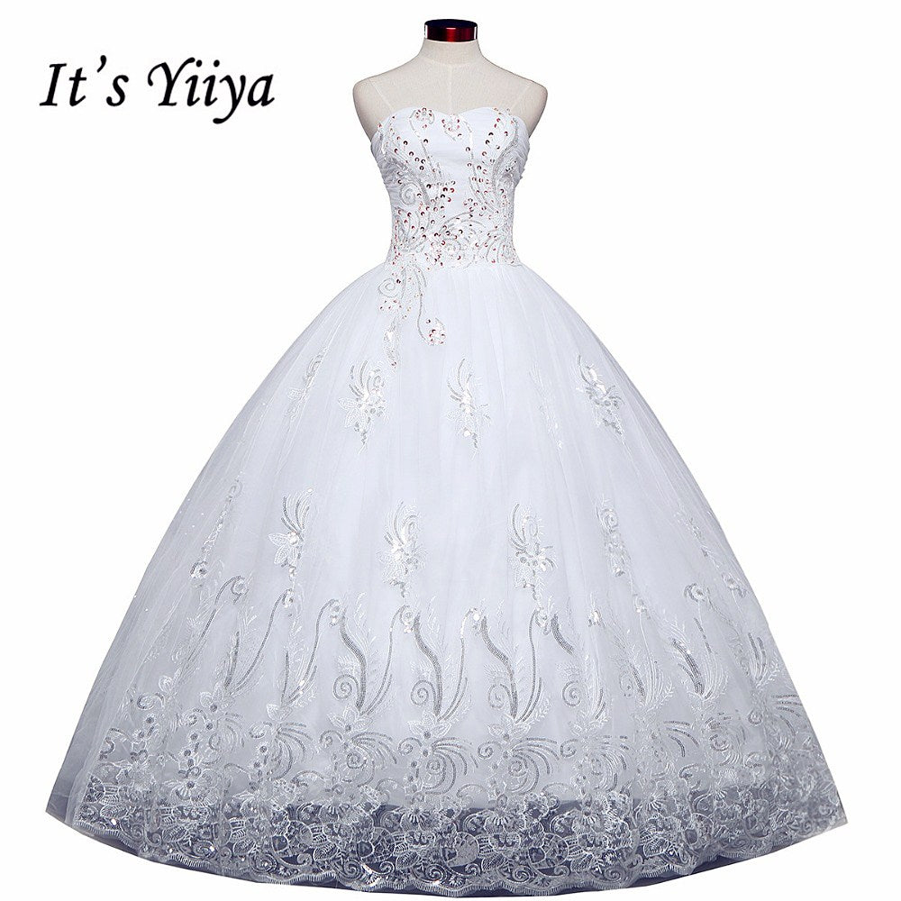 HOT Free shipping new 2015 white princess fashionable lace wedding dress romantic tulle wedding dresses Vestidos De Novia HS099