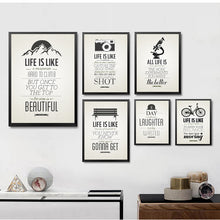 Load image into Gallery viewer, Creative Office Posters Painting Motivational Classroom English Hang Painting Wall Painting Retro Letters Painting HD2204
