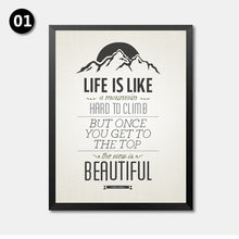 Load image into Gallery viewer, Creative Office Posters Painting Motivational Classroom English Hang Painting Wall Painting Retro Letters Painting HD2204
