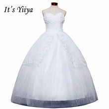 Load image into Gallery viewer, Free shipping fashion white wedding dress cheap wedding gown romantic wedding dresses frock Vestidos De Novia Y611

