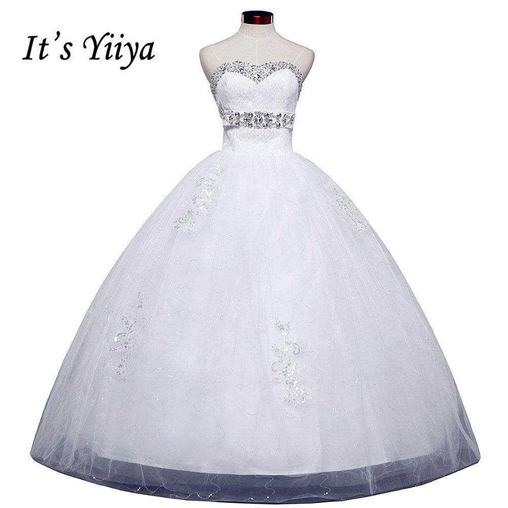 HOT Free shipping new 2015 white princess fashionable lace wedding dress romantic tulle wedding dresses Vestidos De Novia HS107