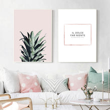 Load image into Gallery viewer, Pineapple Paintings Posters And Prints Wall Art Canvas Painting Wall Pictures For Living Room Nordic Decoration No Poster Frame
