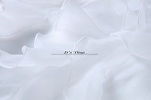 Load image into Gallery viewer, Free shipping Korean Style White Strapless Brush Train Wedding Dresses Ruffles Trailing Cheap Bride Gowns Plus size XXN039
