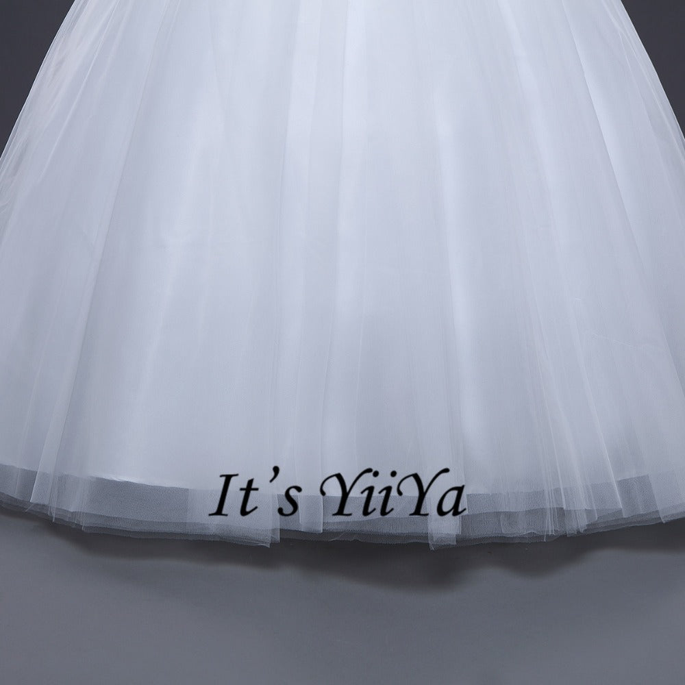 2017 New Free shipping Wedding Ball Gowns Elegant bride frocks Appliques off Wedding dresses Plus size  Vestidos De Novia  IY004
