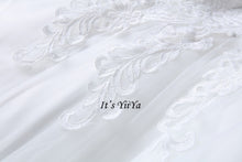 Load image into Gallery viewer, Free Shipping High neck Vestidos De Novia Off white dress Bridal Ball gowns Long sleeve Frocks Elegant Wedding dresses IY030
