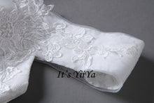 Load image into Gallery viewer, Free Shipping Vestidos De Novia Off white Bridal dress Sweatheart Bridal Ball gowns Sleeveless Frocks Lace Wedding dresses IY028
