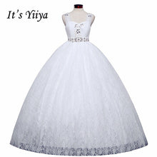 Load image into Gallery viewer, Pregnancy wedding dresses white plus size lace wedding frocks cheap Vestidos De Novia wedding gowns frock Bridal dress HS151
