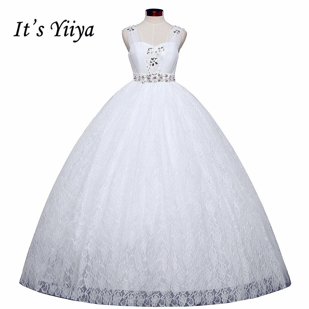 Pregnancy wedding dresses white plus size lace wedding frocks cheap Vestidos De Novia wedding gowns frock Bridal dress HS151