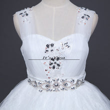 Load image into Gallery viewer, Pregnancy wedding dresses white plus size lace wedding frocks cheap Vestidos De Novia wedding gowns frock Bridal dress HS151
