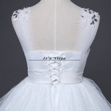Load image into Gallery viewer, Pregnancy wedding dresses white plus size lace wedding frocks cheap Vestidos De Novia wedding gowns frock Bridal dress HS151
