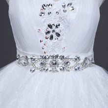 Load image into Gallery viewer, Pregnancy wedding dresses white plus size lace wedding frocks cheap Vestidos De Novia wedding gowns frock Bridal dress HS151
