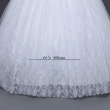 Load image into Gallery viewer, Pregnancy wedding dresses white plus size lace wedding frocks cheap Vestidos De Novia wedding gowns frock Bridal dress HS151
