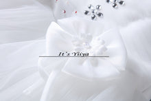 Load image into Gallery viewer, Free shipping 2017 New off White Sleeveless Princess Vestidos De Novia Bride Wedding Gowns Wedding Frocks Dress Ball Gowns H21
