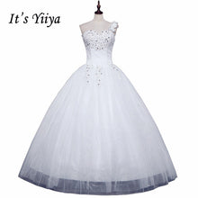 Load image into Gallery viewer, Free Shipping New 2016 Wedding dresses White Bride Wedding frocks Princess Fashon gowns Lace up Bridal Vestidos De Novia H48
