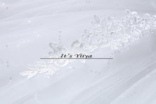 Load image into Gallery viewer, Free shipping 2017 Summer Half Sleeves Lace Boat Neck Wedding Dresses Plus size Princess Bride Gowns Vestidos De Novia HS259

