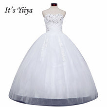 Load image into Gallery viewer, Free shipping wedding dresses white plus size lace dress cheap wedding gowns short sleeves bride dresses Vestidos De Novia HS162
