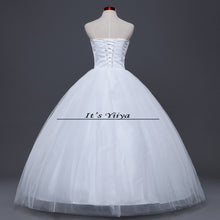 Load image into Gallery viewer, Free shipping wedding dresses white plus size lace dress cheap wedding gowns short sleeves bride dresses Vestidos De Novia HS162
