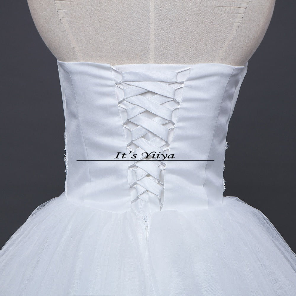 Free shipping wedding dresses white plus size lace dress cheap wedding gowns short sleeves bride dresses Vestidos De Novia HS162