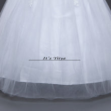 Load image into Gallery viewer, Free shipping wedding dresses white plus size lace dress cheap wedding gowns short sleeves bride dresses Vestidos De Novia HS162
