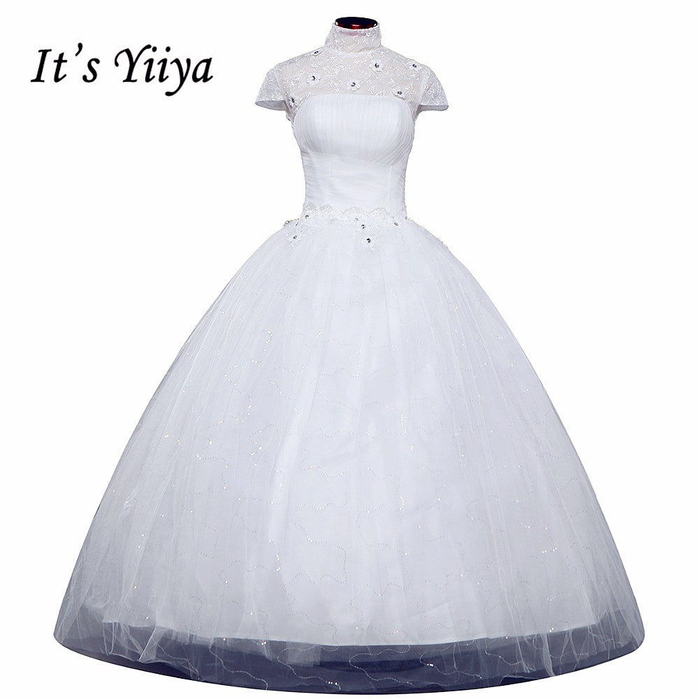 Free shipping new 2015 white princess wedding dress fashion wedding gown high quality wedding dresses Vestidos De Novia HS092