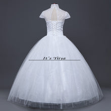 Load image into Gallery viewer, Free shipping new 2015 white princess wedding dress fashion wedding gown high quality wedding dresses Vestidos De Novia HS092
