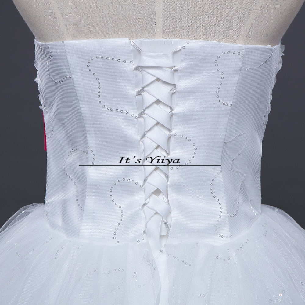 Free shipping 2015 cheap wedding dresses design white wedding gowns fashionable wedding dresses Vestidos De Novia Bridal  HS133