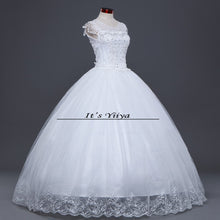 Load image into Gallery viewer, Free shipping 2016 new design White Vestidos De Novia Bride Princess Wedding Dress Wedding Ball Gowns Cheap Wedding Frocks HS228
