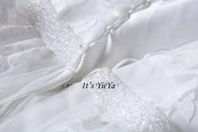 Load image into Gallery viewer, Vestidos De Novia Free Shipping Off white Bridal dress Bridal Ball gowns Sleeveless Frocks Lace Wedding dresses IY027

