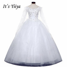 Load image into Gallery viewer, Free Shipping 2017 Short Sleeves Red White Lace Bling Wedding Dresses Plus size Sequins Princess Bride Frocks Gowns XXN175
