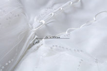 Load image into Gallery viewer, Free Shipping 2017 Short Sleeves Red White Lace Bling Wedding Dresses Plus size Sequins Princess Bride Frocks Gowns XXN175
