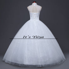 Load image into Gallery viewer, Free Shipping Cheap White Sexy Wedding Frocks Princess High Collar Sexy Wedding Dress Bride Vestidos De Novia Ball Gowns H60
