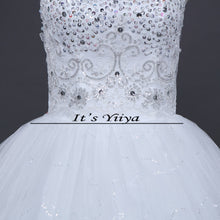 Load image into Gallery viewer, Free Shipping Cheap White Sexy Wedding Frocks Princess High Collar Sexy Wedding Dress Bride Vestidos De Novia Ball Gowns H60
