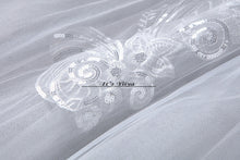 Load image into Gallery viewer, Free shipping 2017 new Bridal White wedding dress V-neck Flowers Lace up Princess Gowns Bride Frocks Vestidos De Novia HS221
