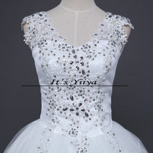 Load image into Gallery viewer, Free shipping New 2016 Wedding Dresses Sexy Lace red White Wedding Ball Gowns Wedding Frocks Wedding Dress Vestidos De Novia H83
