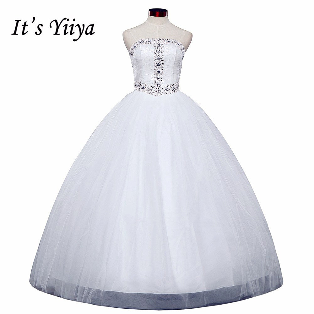 HOT Free shipping new princess wedding dress 2015 plus size fashionable cheap bridal Vestidos De Novia white wedding gown Y276