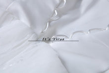 Load image into Gallery viewer, Free Shipping Wedding Dress 2016 White Princess Wedding Frock Sequins Handmake Lace up Vestidos De Novia for Bride Ball Gown H62
