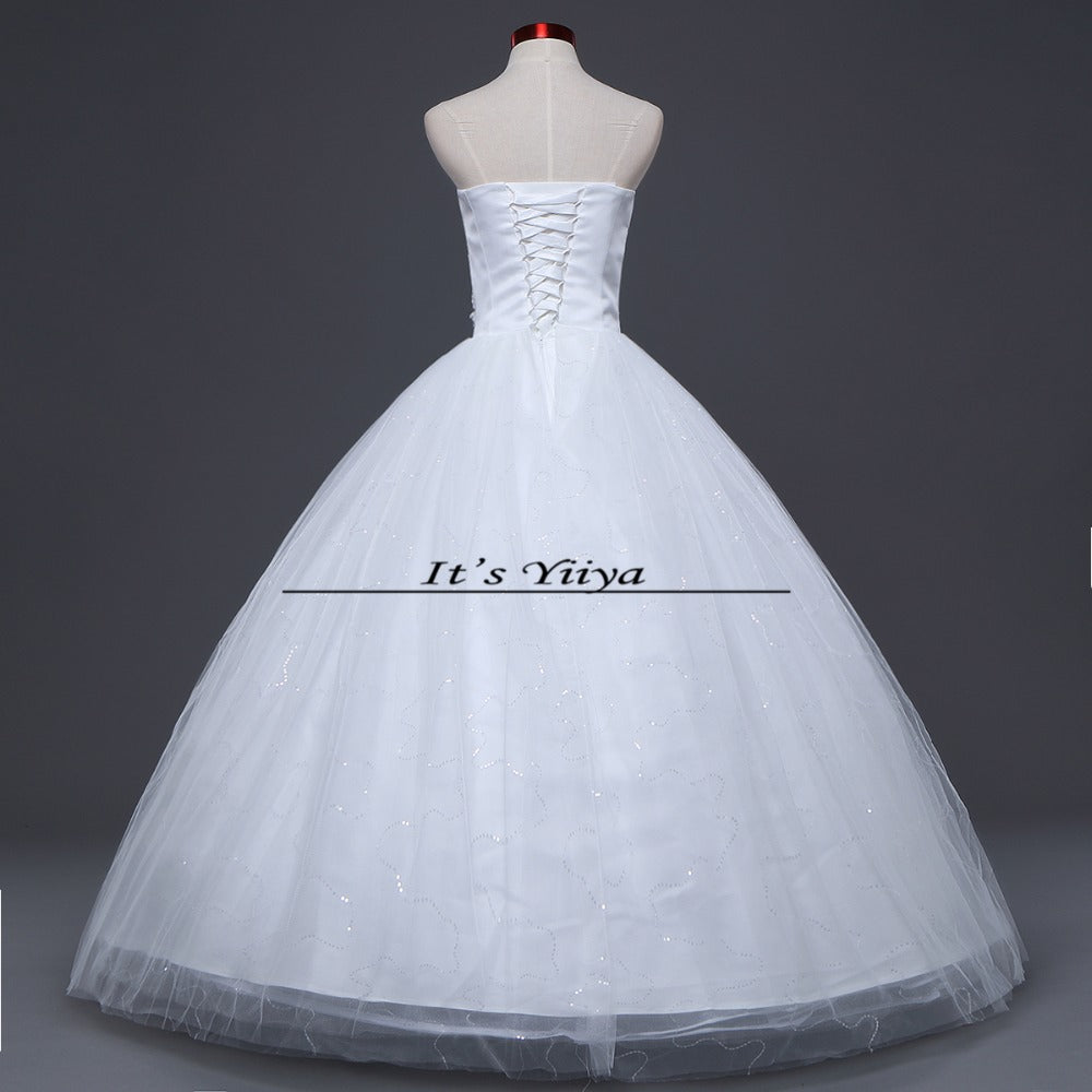 HOT Free shipping new 2015 white princess fashionable lace wedding dress romantic tulle wedding dresses Vestidos De Novia HS111