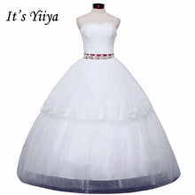 Load image into Gallery viewer, Free shipping 2015 cheap price under 50 wedding dresses design white new wedding gown fashion wedding Vestidos De Novia HS130
