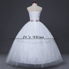 Load image into Gallery viewer, Free shipping 2015 cheap price under 50 wedding dresses design white new wedding gown fashion wedding Vestidos De Novia HS130
