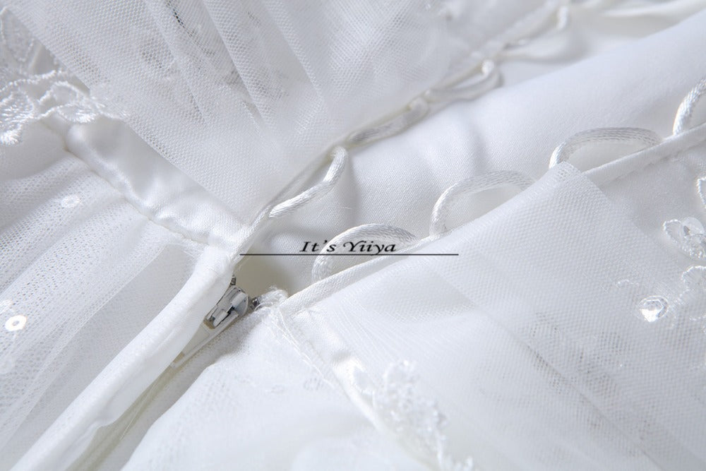 Free shipping 2016 High Quality White or Red Wedding Dress Sexy Princess Sequins Vestidos De Novia Frocks Ball gowns HS592