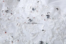 Load image into Gallery viewer, Free shipping New 2017 Summer Ruffles Bling Strapless Wedding Dresses Plus size Princess Bride Gowns Vestidos De Novia HS255
