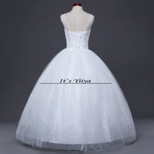 Load image into Gallery viewer, Free shipping new 2016 quality wedding dress white wedding gown bridal Sleeveless wedding dresses Bride Vestidos De Novia Y1095
