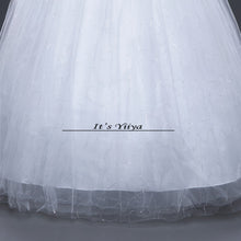Load image into Gallery viewer, Free shipping new 2016 quality wedding dress white wedding gown bridal Sleeveless wedding dresses Bride Vestidos De Novia Y1095

