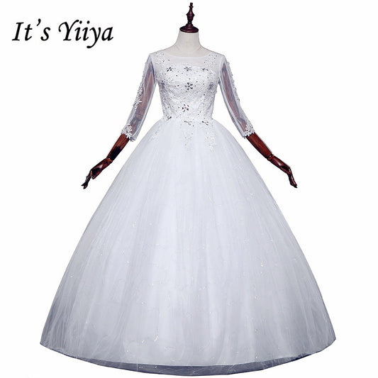 Free shipping New 2017 Summer Full Sleeves Pregnancy Wedding Dresses Plus size Princess Bride Gowns Vestidos De Novia HS256