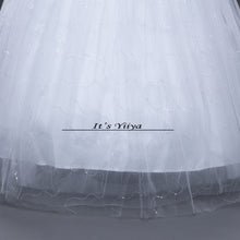 Load image into Gallery viewer, Free shipping New 2017 Summer Flowers Strapless Wedding Dresses Plus size Princess Bride Gowns Vestidos De Novia HS254
