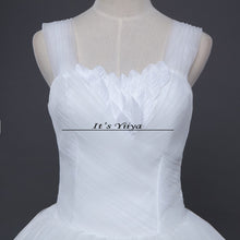 Load image into Gallery viewer, Free shipping New 2017 Summer Strapless Tulle Simple Wedding Dresses Plus size Princess Bride Frocks Vestidos De Novia HS250
