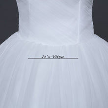 Load image into Gallery viewer, Free shipping New 2017 Summer Strapless Tulle Simple Wedding Dresses Plus size Princess Bride Frocks Vestidos De Novia HS250
